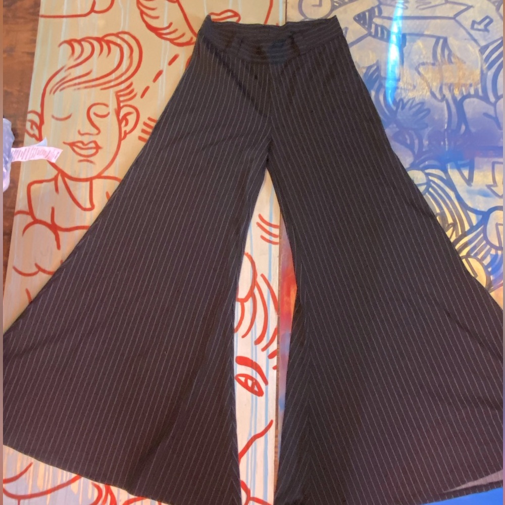 Delia’s High Waist Pinstripe Trousers